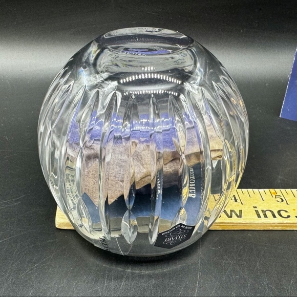 Stuart Diana Princess of Wales Memorial Crystal Candleholder with Candle New - Picture 4 of 5